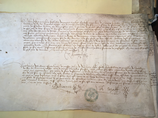 an antique document - the Lille receipt