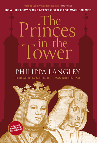 The Princes In The Tower book cover UK 2025 - two Princes pencil drawn