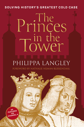 The Princes In The Tower book cover UK - two Princes pencil drawn